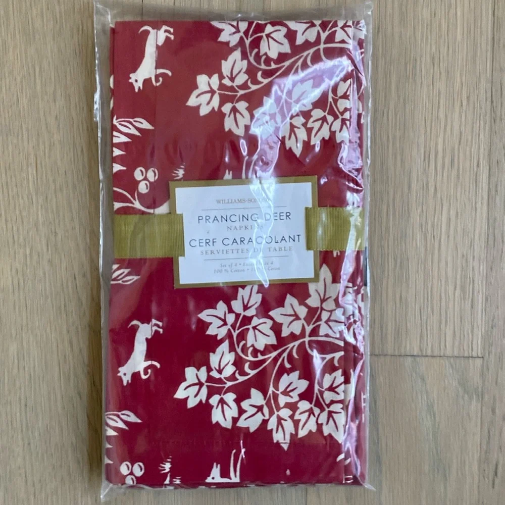 Prancing Deer Napkins - Williams Sonoma